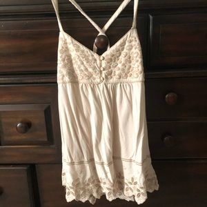 Lucky Brand beige blouse